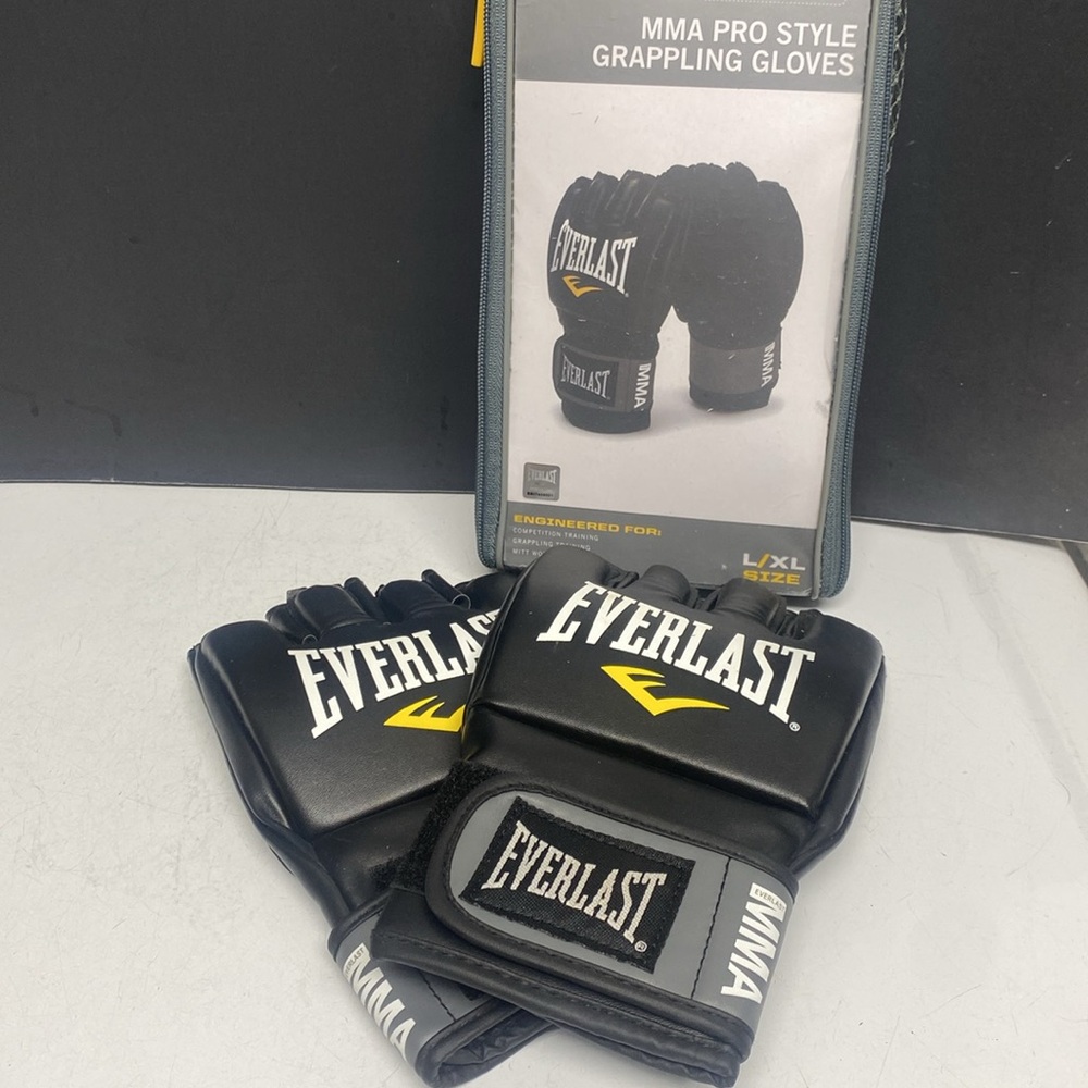 Everlast MMA Pro Style Grappling Gloves Size Large Extra Large